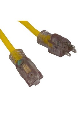 BAYCO SL-754L 100FT 14/3 SJTW EXTENSION CORD YELLOW NEW