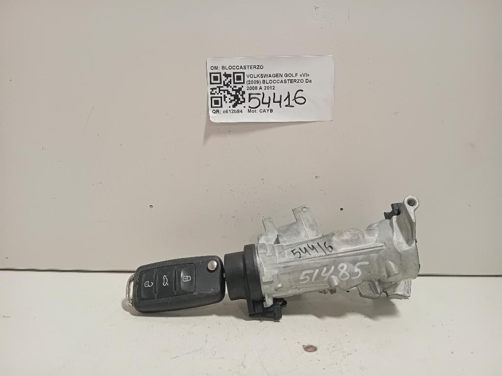 BLOCCHETTO ACCENSIONE PER VOLKSWAGEN Golf 6 Berlina 1K0905851B CAYB (08>12)