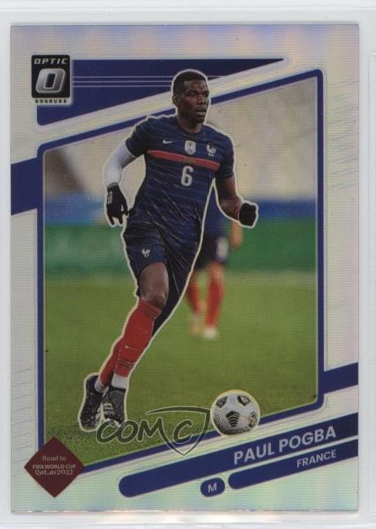 2021-22 Panini Donruss Road to Qatar Optic Holo Prizm Paul Pogba #56 06xq