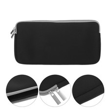 Black Neoprene Keyboard Carrying Pouch Reusable Protective Bag for Travel