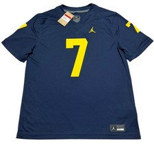 Nike Jordan Michigan Wolverines Jersey Donovan Edwards 7 Football Jersey large