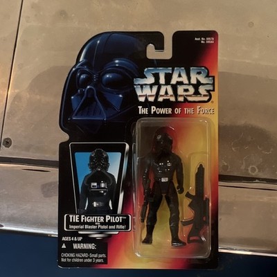 Kenner Star Wars Power of the Force TIE Fighter Pilot Actionfigur 1997