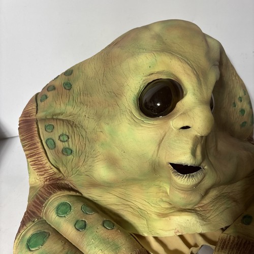 Vintage Star Wars Kit Fisto Latex Mask Lucas Films Cosplay 2002 - Picture 3 of 7