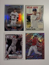Daulton Varsho RC 2024 Archives #186 2021 Bowman #81 & BTP-78 Chronicles #79