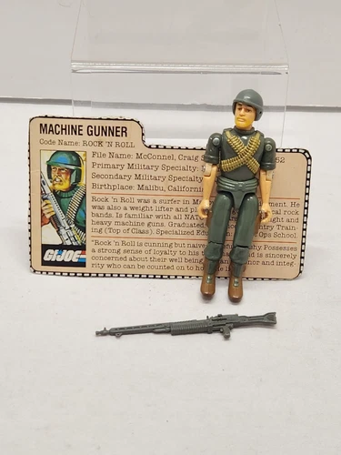 Hasbro Vintage 1982 GI Joe ROCK 'n ROLL ARAH Straight Arm Figure Broken Hands