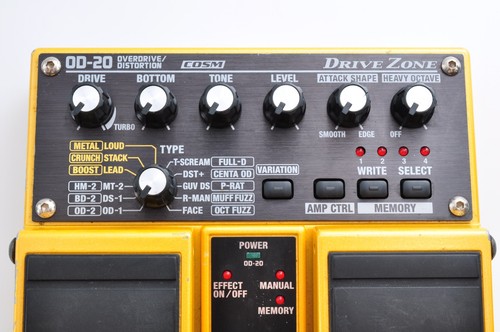 Boss OD-20 Overdrive Distortion 2009 Guitar Effects Pedal Working BY97705 - Picture 7 of 14