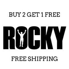 ROCKY BALBOA Vinyl Die Cut Car Decal - FREE SHIPPING ROCKY BALBOA Vinyl Die Cut Car Decal - FREE SHIPPING