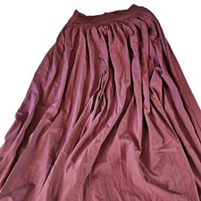 Halara Womens Maxi Skirt Medium Purple High Slit Built In Briefs Pull On New