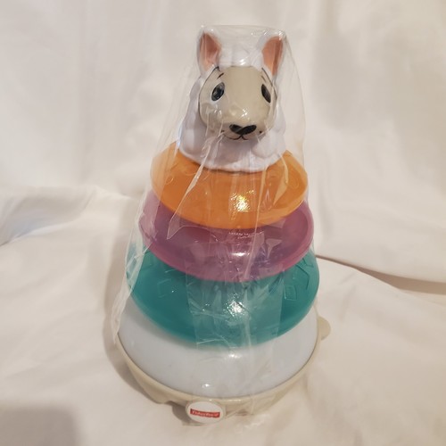 Fisher-Price Linkimals Llama Stacking Toy with Multicolor Musical Lights Colors
