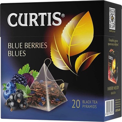 CURTIS Blue Berries Blues flavoured Black Tea 20 Tea Bags