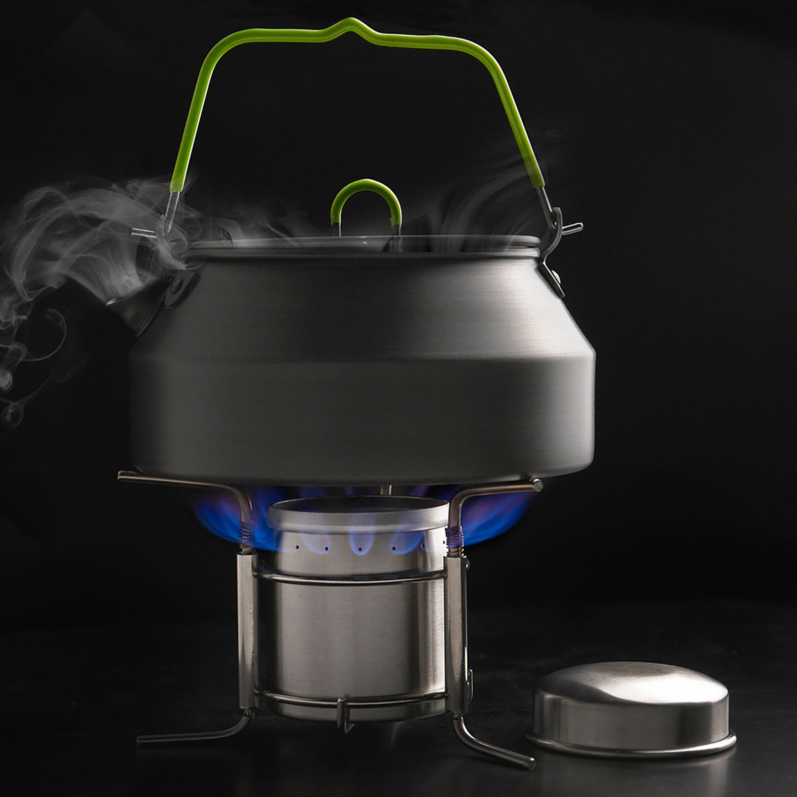 Portable Outdoor Picnic Liquid Burner Alcohol Stove Camping Hiking +Storage Bag