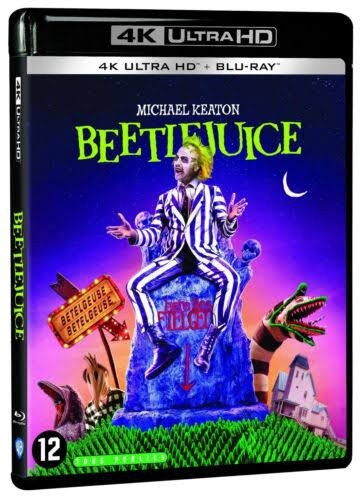 Beetlejuice [4K Ultra HD + Blu-Ray] [Region Free] [Blu-ray] - DVD - New