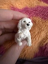 Vintage MEG 90s Puppy In My Pocket Poodle With Paw Figure L5