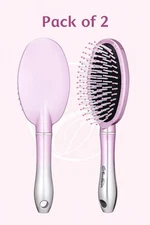 Pack Of 2:  Sosoon Hair Brush, Soft Comfortable Detangle Hairbrush for Women