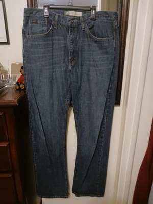 Mens Lee Jeans Size 36x34 Blue medium dark Wash Relaxed Bootcut Nice Quality
