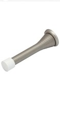 Ultra Hardware 3" Flexi Spring Heavy Duty Door Stop, Brushed Nickel, 10 Pack