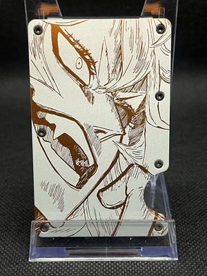 Mereoleona Vermillion Black Clover Metal Minimalist Wallet Card Case