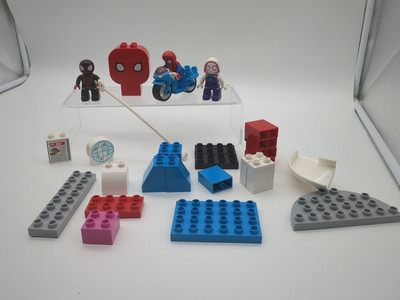 Lot of 3 - Lego Duplo - Marvel Spiderman, Ghost Spider, Miles Morales Figures