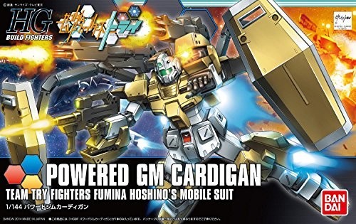 HGBF 1/144 Powered GM Cardigan - Gundam Build Fighters Try