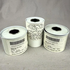 Vtg Military Medical Kits Surgical Adhesive Tape Roll White Cotton Lot of 3