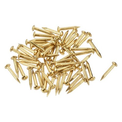 Small Tiny Hardware Brass Nails 2mmx15mm(DxL) 60pcs