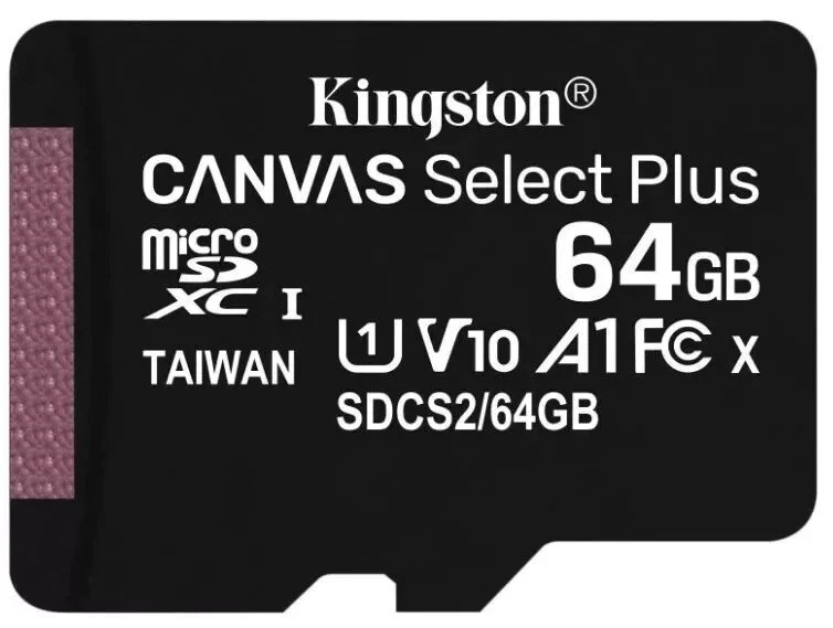 Kingston Micro SD Card 64GB Class 10 SDHC SDXC Phone Memory & Adapter - Image 2 of 2