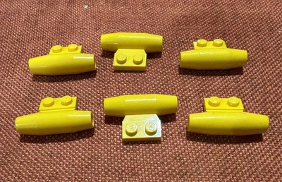 LEGO 3475 ( 6 pcs) Engine 1x2 Side Plate Yellow