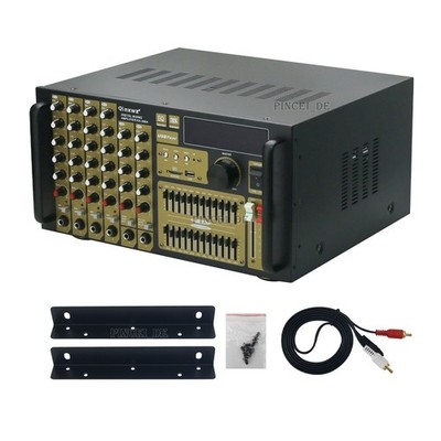 600W+600W High Power Professional Audio Amplifier 8xTTA1941 Power Amplifier Tube