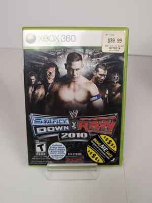 WWE Smackdown vs. Raw 2010 (Microsoft Xbox 360, 2009) CIB COMPLETE
