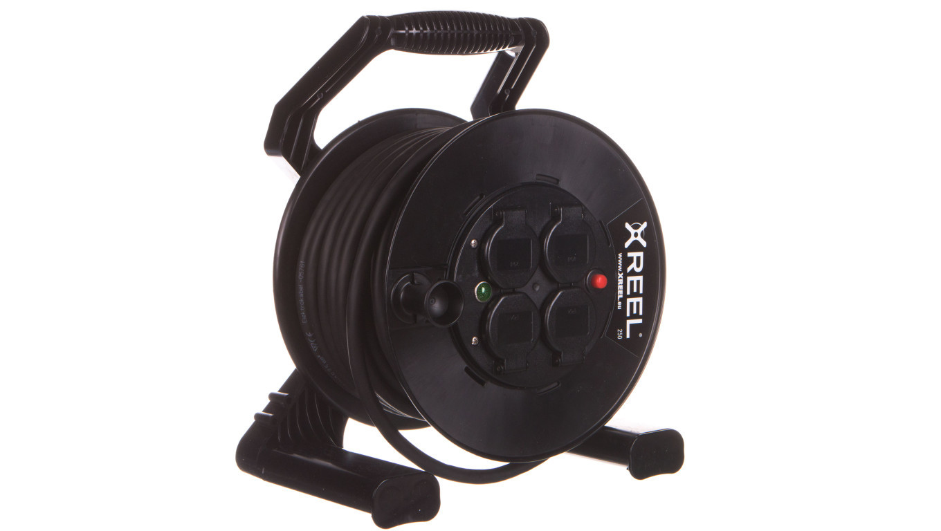 XREEL reel extension cable 30mb H05RR-F 3x2.5 IP44 4xGS 230V 92501H48263