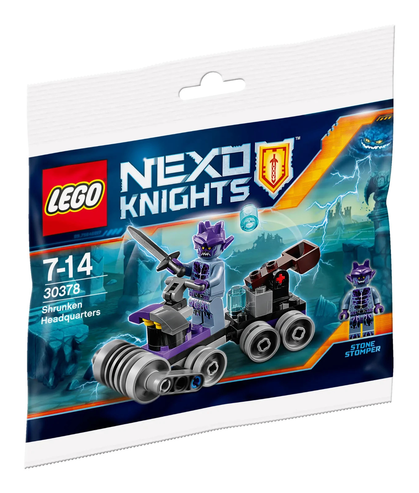 4x LEGO Nexo Knights 30378 Shrunken Headquarters Polybag Set NEW Sealed