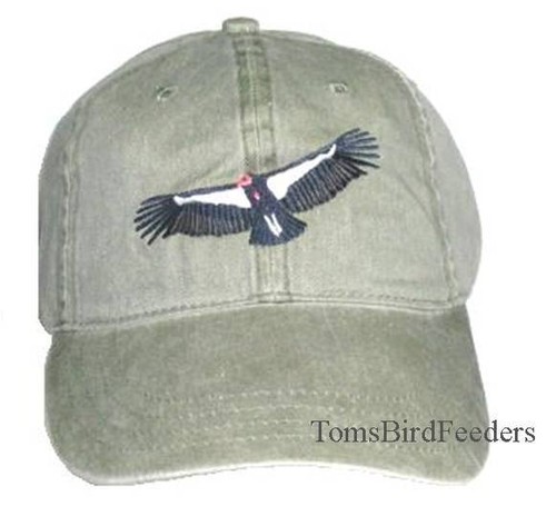 Condor Vulture Embroidered Cotton Cap NEW California - Picture 1 of 2