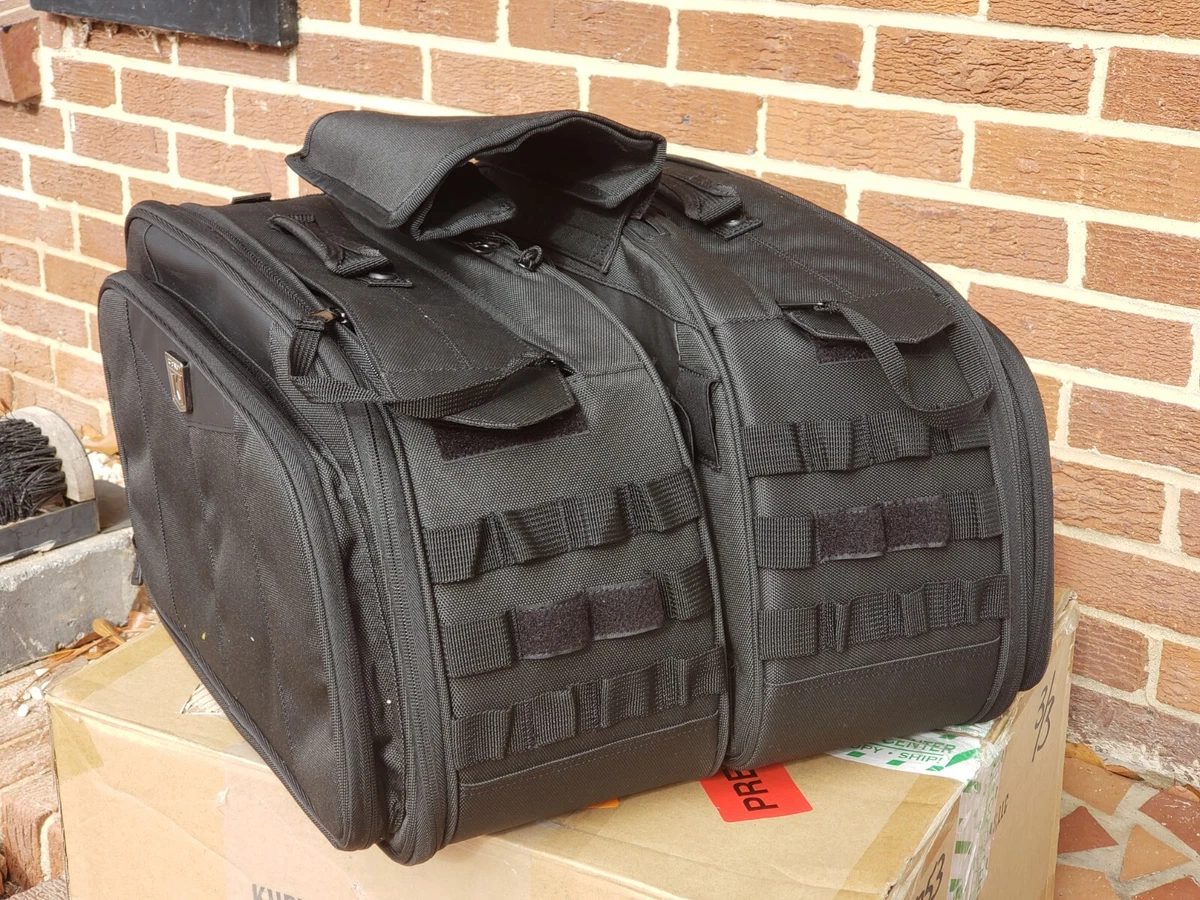 KURYAKYN Momentum Outrider Saddlebags BLACK Motorcycle bag 5209