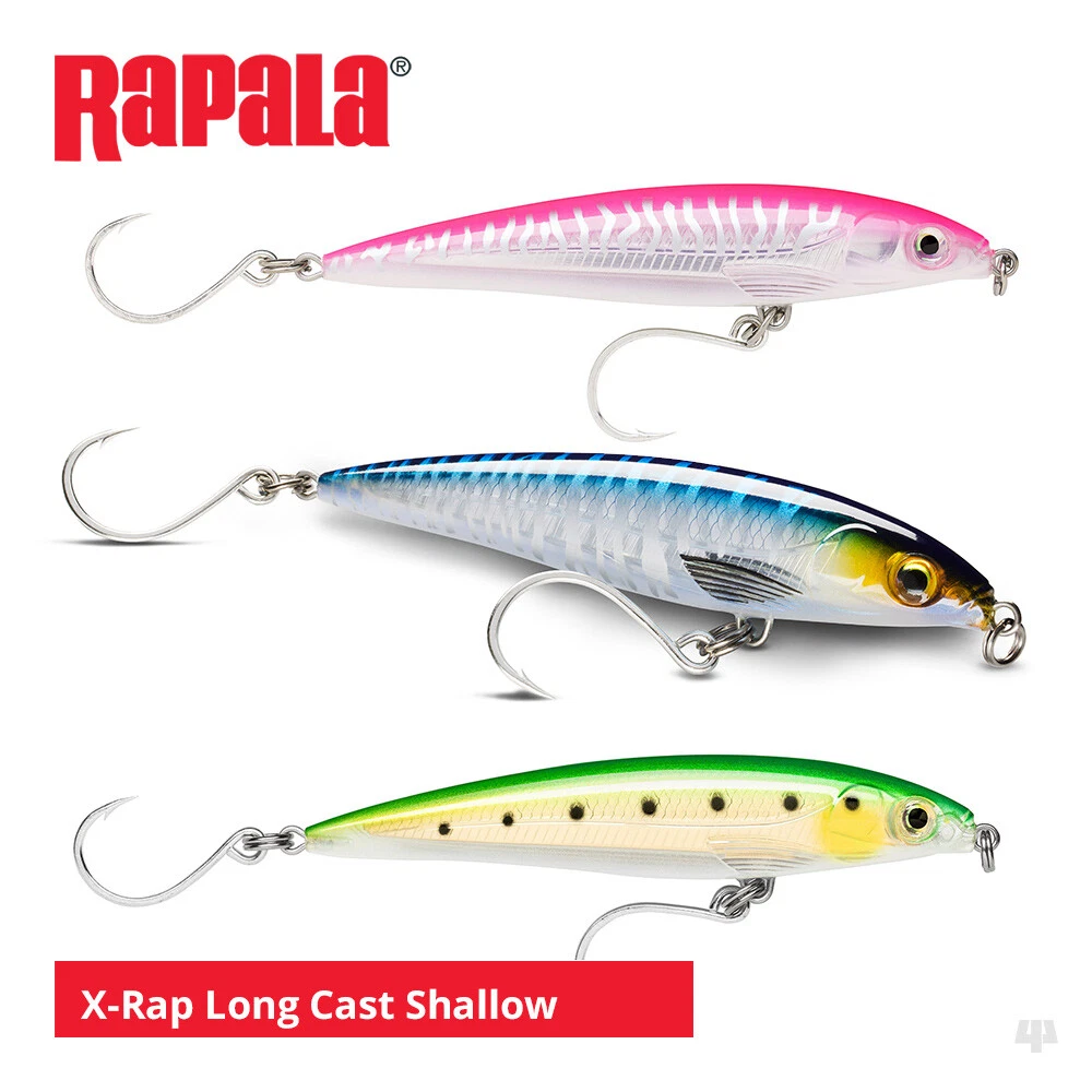 Rapala X-Rap Long Cast Shallow Lures - Bass Wrasse Pollock Tuna Pike Sea  Fishing