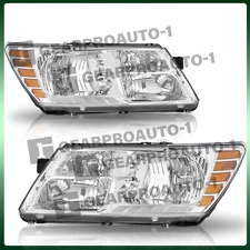 LH&RH Side Chrome Headlight Pair Tail Lights W/O LED For 2009-2020 Dodge Journey