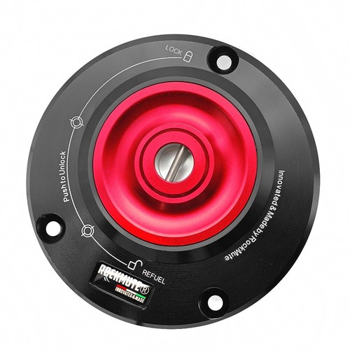 For NINJA1000 NINJA650 R ER6N ER6F NINJA H2 Fuel Cap Gas Tank Cap Key Lock Red - Picture 6 of 10