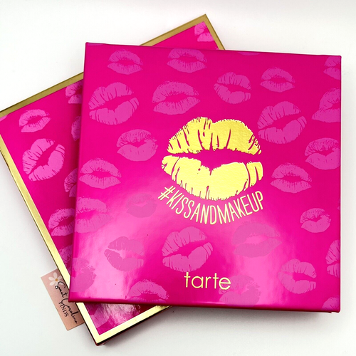 Tarte Kissandmakeup Pro EMPTY Magnetic Eyeshadow Palette Case Kiss and Make Up