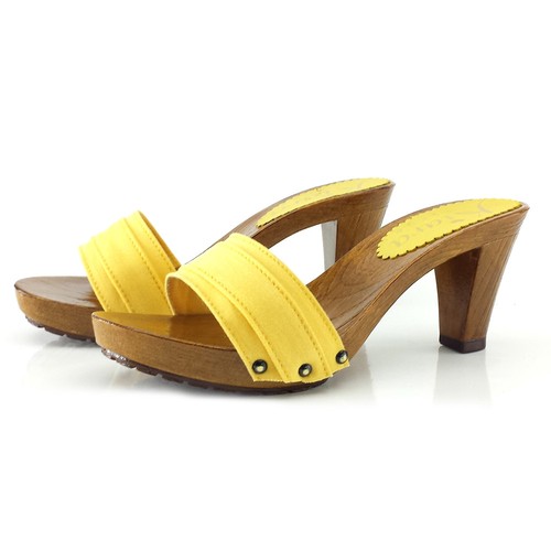 Mule en Jeans - Base Mou - Chaussures Made IN Italy 35 Au 42 - Talon 13