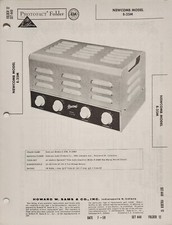 SAMS PHOTOFACT SERVICE MANUAL 448-12 NEWCOMB MODEL E-25M