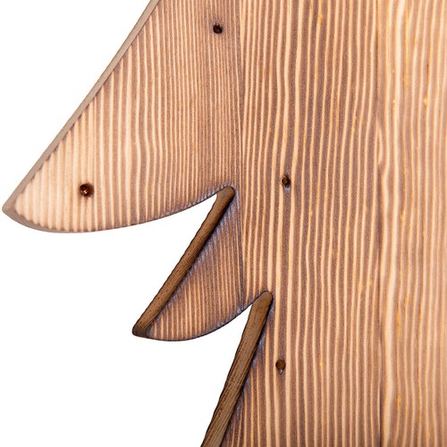 Stehleuchte Weihnachtsbaum Holz Pinie Tannenbaum Außen Timer XMAS LED H 90 cm - Bild 11 von 11