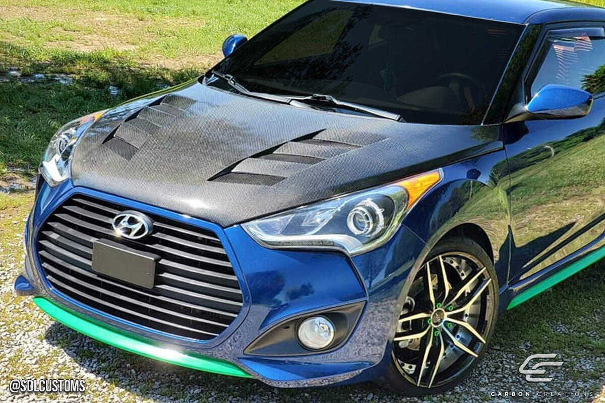 マット額装品/David Horvitz /デヴィッド・ホーヴィッツ Carbon Creations AM-S Hood Body Kit for 12-17 Hyundai