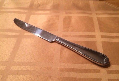 Reed & Barton Domain Edelstahl 18/10 Besteck Silberbesteck massiver Griff Messer - Bild 1 von 3