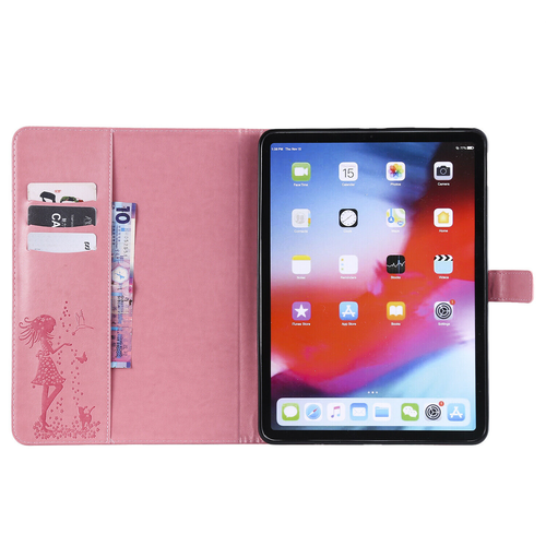Girl Leather Stand Tablet Case For iPad Pro 3 4 5 6 7 8 Mini Air 1 2 3 9.7" 10.2 - Picture 9 of 17
