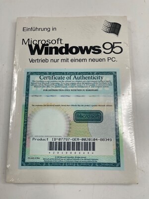 Einfühung in Microsoft Windows 95