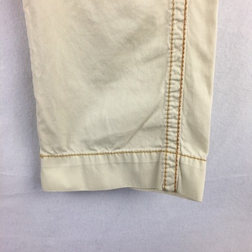 True Religion Tan Sammy Big T Capri Crop Pants 27 - Picture 9 of 12