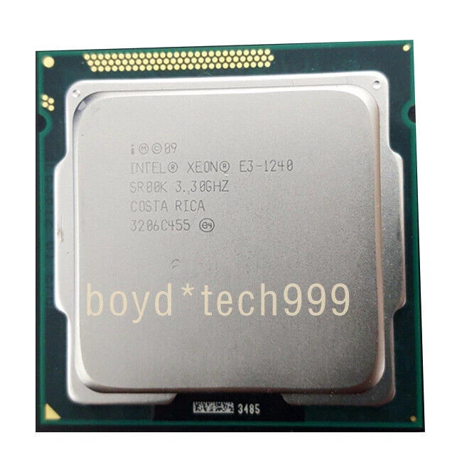 Intel Xeon E3-1235L V5 E3-1240 E3-1240 V2 E3-1240 V3 E3-1241 V3 CPU Processor - Image 4 of 4
