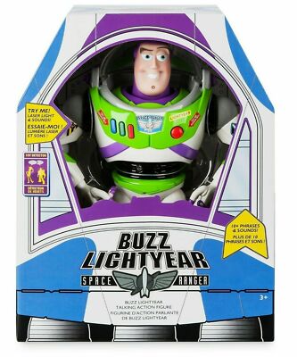 New Disney Store Toy Story Buzz Lightyear Interactive Talking