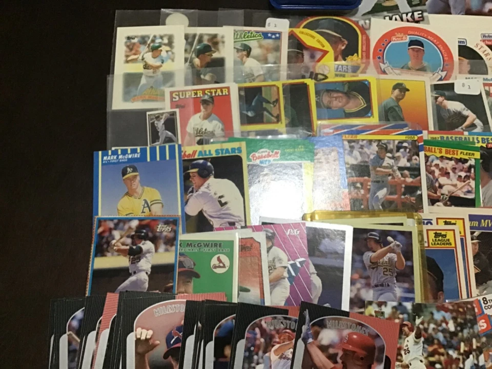 MARK McGWIRE Oddball Insert & Regular issue Baseball  ATHLETICS YOU CHOOSE - Image 3 of 4