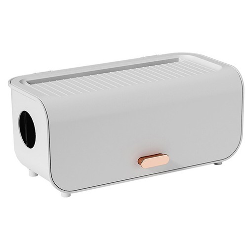 UK- Power Strip Storage Box Large Capacity Charger Socket Organizer for Home Off - Photo 13/21