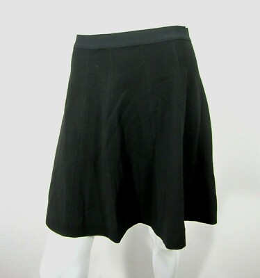 Theory A Line size Mini Skirt Black Business Casual